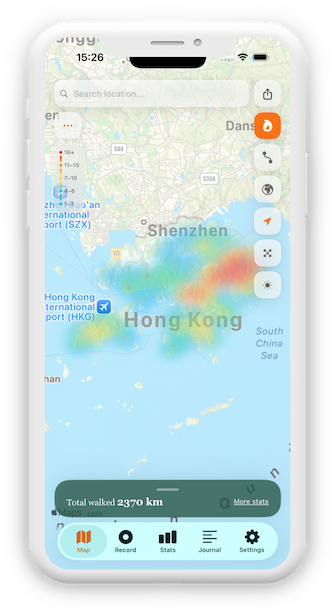 Ayumap app screenshot